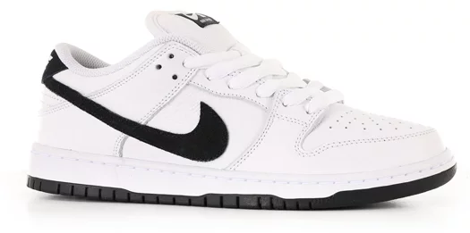Nike SB Dunk Low Pro SB Skate Shoes - white/black-white-black