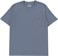 RVCA LA Eye Swirl Pocket T-Shirt - vintage navy - front
