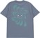 RVCA LA Eye Swirl Pocket T-Shirt - vintage navy - reverse