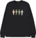 Girl Girl Squad L/S T-Shirt - black