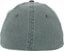 Fucking Awesome 3 Spiral Edge Stitch Fitted Hat - olive/black - reverse