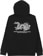 5boro Supply Dragon Hoodie - black - reverse