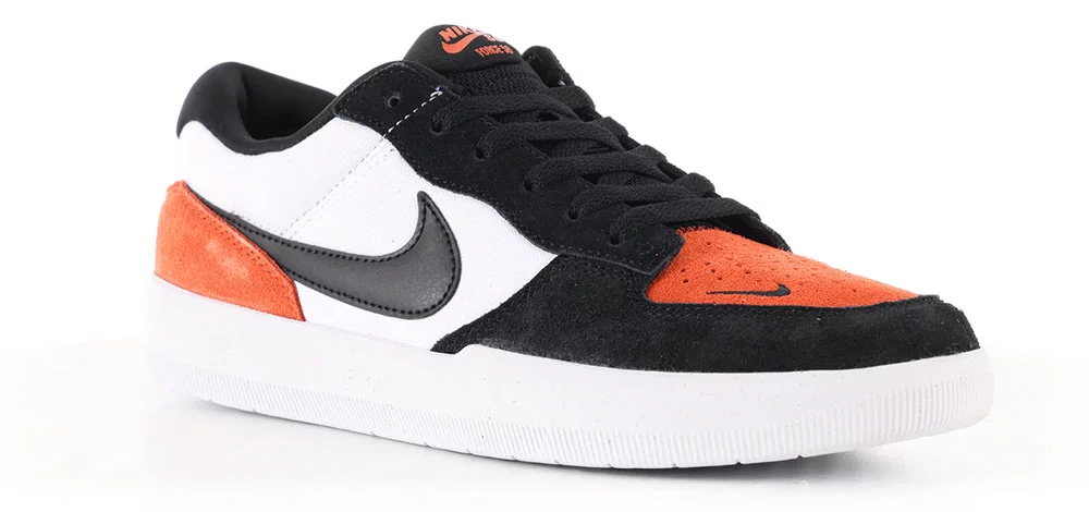 Nike SB Force 58 Skate Shoes - white/black-cosmic clay-white | Tactics