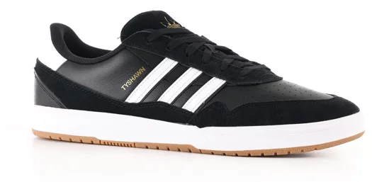 Adidas Tyshawn II Skate Shoes - black/footwear white/gum