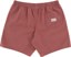 Rhythm Classic Linen Jam Shorts - merlot - reverse
