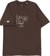 Adidas Shmoofoil Out Of The Park T-Shirt - dark brown/core white - alternate