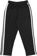 Adidas Tyshawn Track Pants - black/white - reverse