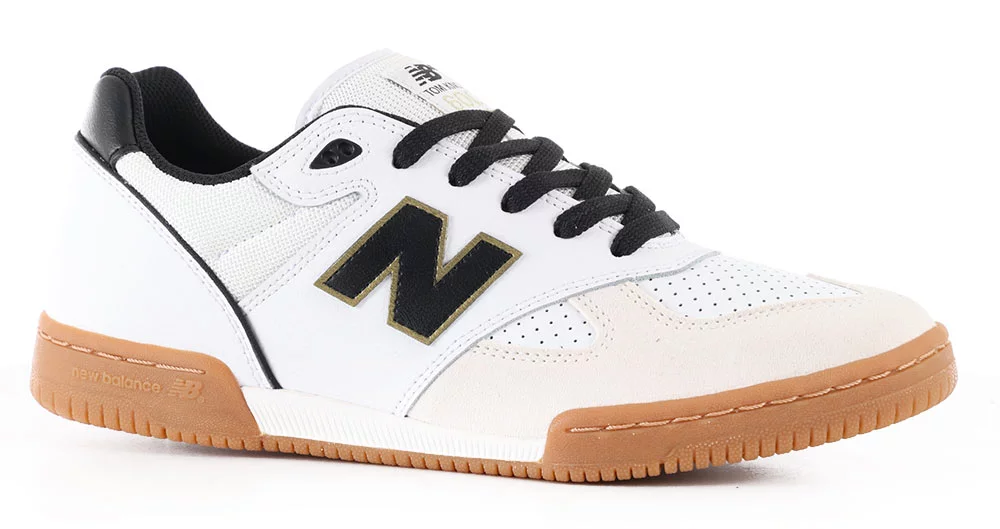 New Balance Numeric 600 Tom Knox Skate Shoes - white/black