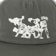 Former Antique Snapback Hat - deep olive - front detail