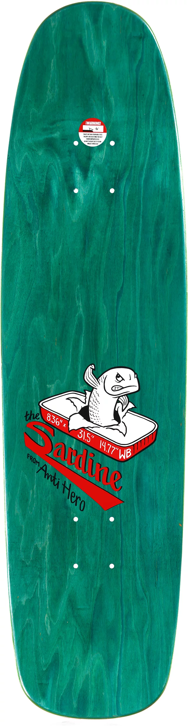 Anti-Hero Shaped Eagle 8.36 Sardine Shape Skateboard Deck | Tactics