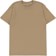 Brixton Premium Cotton Tailored T-Shirt - khaki