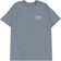 Brixton Grade T-Shirt - basalt/white/washed copper - front