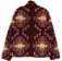 Brixton Arctic Fleece Mock Neck - light cabernet - reverse