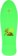 Santa Cruz Salba Tiger 10.3 LTD Reissue Skateboard Deck - green - top