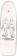 Krooked SSD '25 Beamer 10.75 Wheel Wells Skateboard Deck - pearl white - top