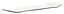 Krooked SSD '25 Beamer 10.75 Wheel Wells Skateboard Deck - pearl white - angle