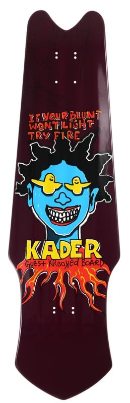 Kader Guest 9.75 Tri-Plane Shape Skateboard Deck