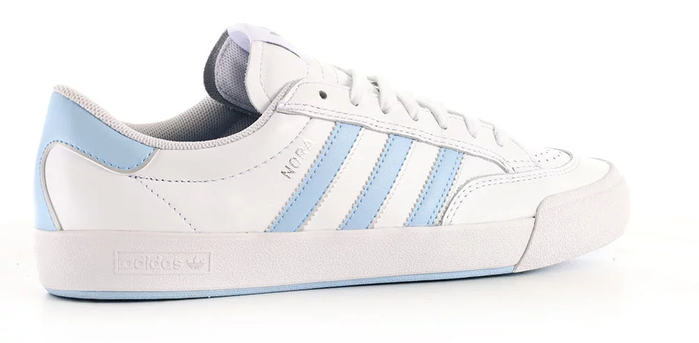 Adidas Nora Skate Shoes - white/clear sky/silver metallic