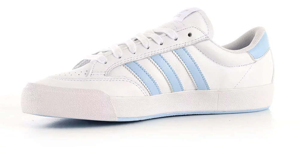 Adidas Nora Skate Shoes - white/clear sky/silver metallic