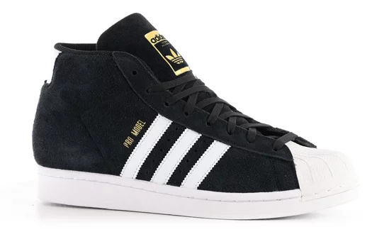 Adidas Pro Model ADV Skate Shoes - core black/footwear white/gold metallic