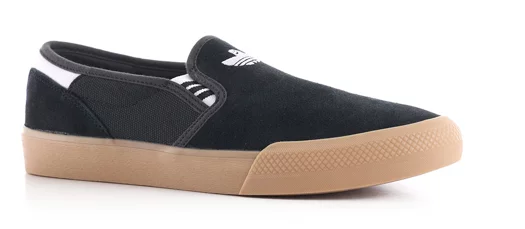 Adidas Shmoofoil Slip-On Shoes - core black/white/gum