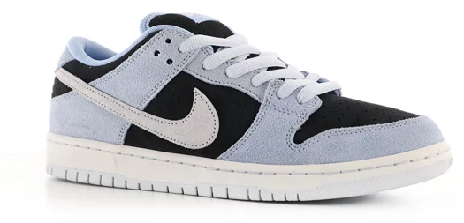 Nike SB Dunk Low Pro SB Skate Shoes - aluminum/black-football grey-summit white