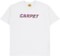 Carpet Misprint Metallic T-Shirt - white/pink