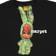 Carpet Bunny T-Shirt - black - front detail