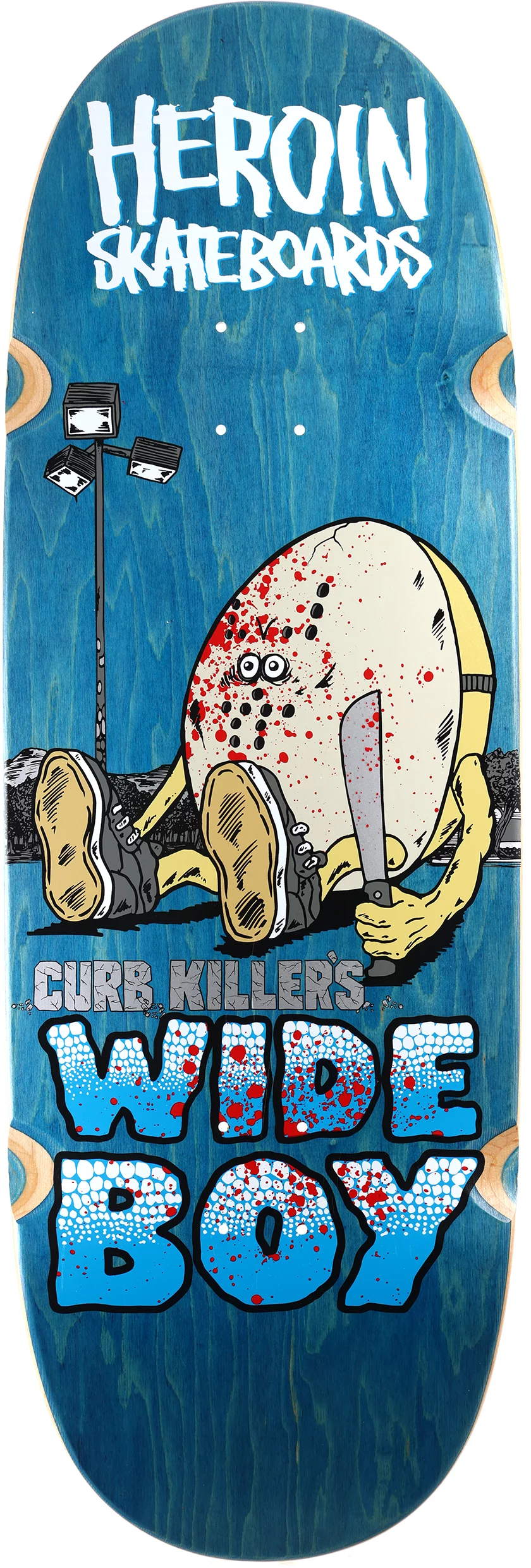 CURB KILLER WIDE BOY DECK 10.75 最終値下げ Heroin Curb Killer Wide Boy 10.75 Skateboard Deck - green