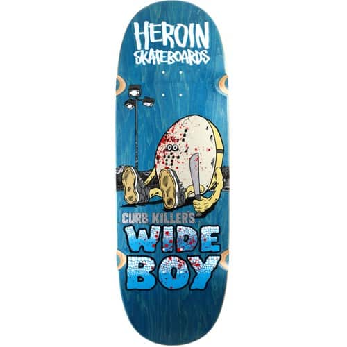 CURB KILLER WIDE BOY DECK 10.75 最終値下げ Heroin Curb Killer Wide Boy 10.75 Skateboard Deck | Tactics
