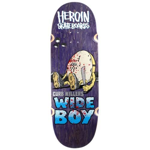 スケートボード CURB KILLER WIDE BOY DECK 10.75 Heroin Curb Killer Wide Boy 10.75 Skateboard Deck | Tactics