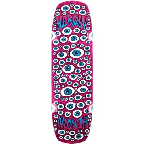 Heroin Seeing Double Shovel 9.5 Symmetrical Skateboard Deck