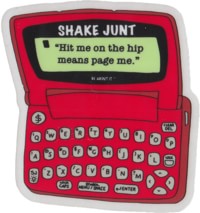 Shake Junt Friends Sticker - pager