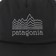Patagonia Airfarer Snapback Hat - strata stencil: black - front detail