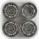Bronson Speed Co. Foy Pro Raw Skateboard Bearings - back