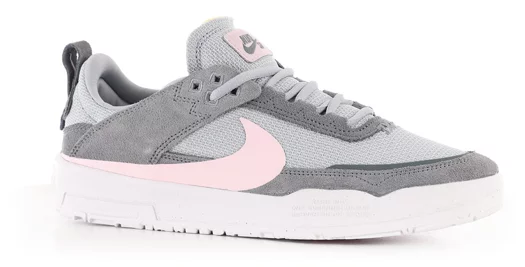 Nike SB Kids SB Day One GS Skate Shoes - cool grey/pink foam -wolf grey