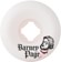 OJ Barney Page Pro Original Hardline Skateboard Wheels - white (99a) - reverse