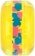 Ricta Cloud Cruiser Skateboard Wheels - clear splatter camo yellow (78a) - side