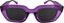 Happy Hour Camden Sunglasses - crystal gloss purple - front