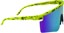 Glassy Mojave Polarized - lime/blue mirror polarized lens - side
