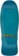 Santa Cruz Winkowski 8Ballr Day Dream 10.35 Wheel Wells Skateboard Deck - top