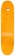 Meow Sticker Pile 8.5 Skateboard Deck - orange - top