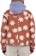 Airblaster Women's Chore Insulated Jacket - rust big daisy - reverse