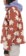 Airblaster Women's Chore Insulated Jacket - rust big daisy - side