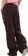 Volcom Women's Cargstone Pants - dark chocolate - reverse