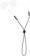 Chums Universal Fit Sunglasses Retainer - black/silver (3mm rope)