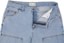 Dime Carpenter Denim Shorts - blue washed - open