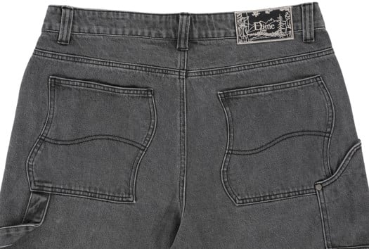 Dime Carpenter Denim Shorts - faded black | Tactics