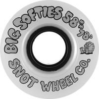 Snot Big Softies Cruiser Skateboard Wheels - clear (78a)