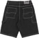 Dime Classic Denim Shorts - black washed - reverse